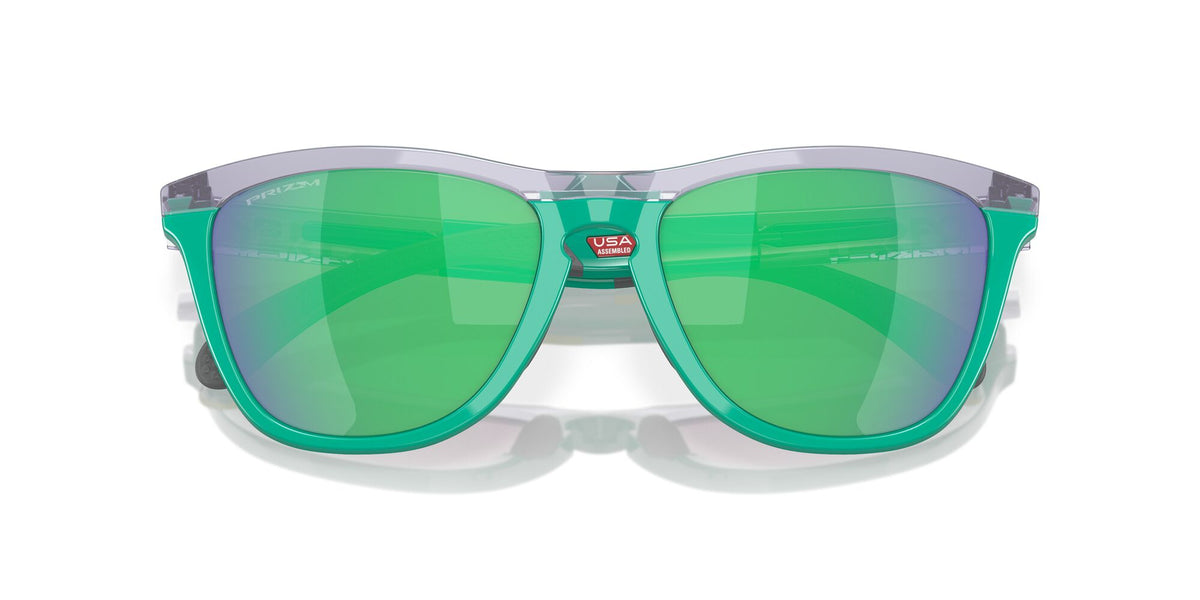 Oakley Frogskins Range 0OO9284 928406 55 Lilac/Celeste / Prizm Jade 55 / Polycarbonate / O_matter / Injected