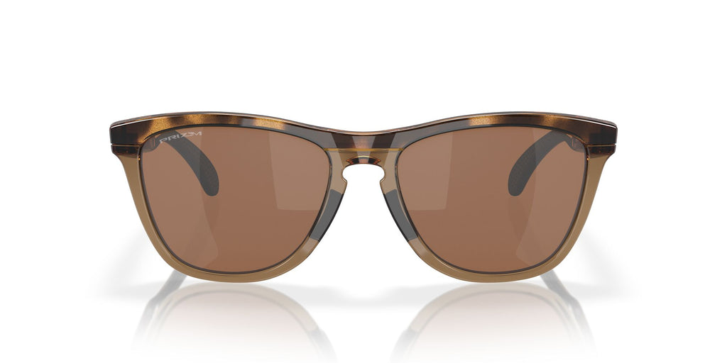 Oakley Frogskins Range 0OO9284 928407 55 Brown Tortoise/Brown Smoke / Prizm Tungsten Polarized 55 / Polycarbonate / O_matter / Injected