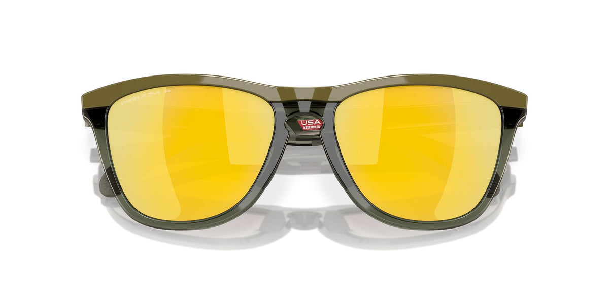 Oakley Frogskins Range 0OO9284 928408 55 Dark Brush / Prizm 24K Polarized 55 / Polycarbonate / O_matter / Injected