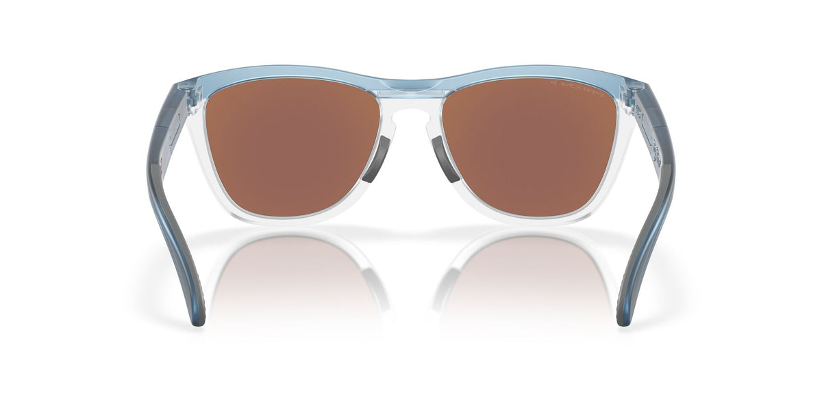 Oakley Frogskins Range 0OO9284 928409 55 Transparent Stonewash / Prizm Deep Water Polarized 55 / Polycarbonate / O_matter / Injected