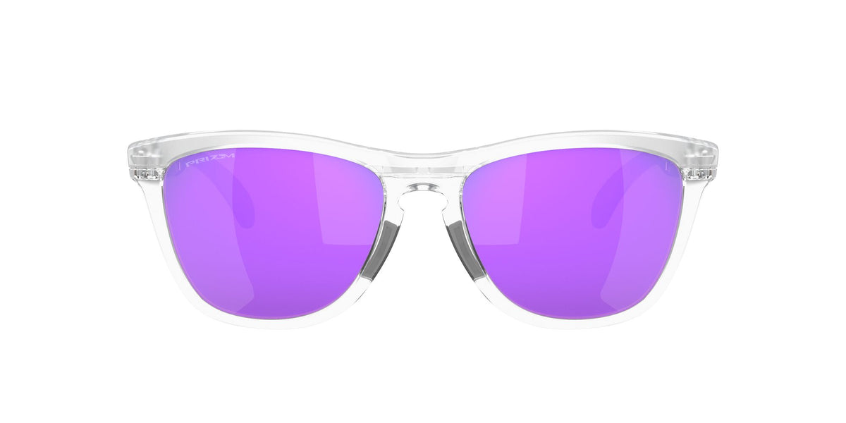 Oakley Frogskins Range 0OO9284 928412 55 Matte Clear / Prizm Violet