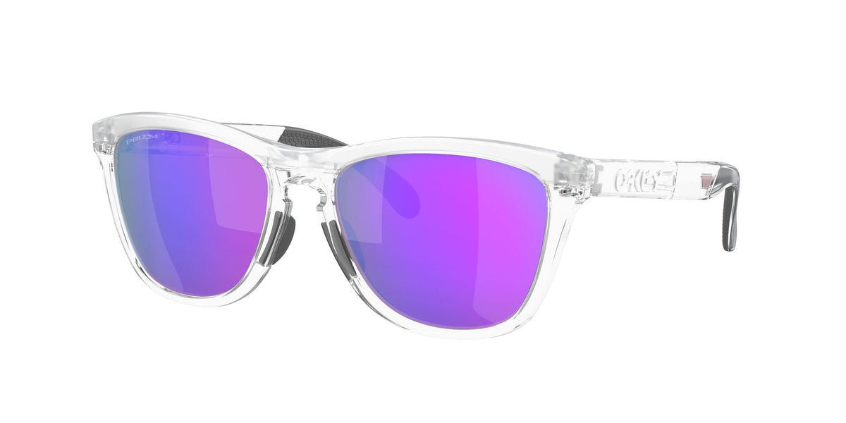 Oakley Frogskins Range 0OO9284 928412 55 Matte Clear / Prizm Violet
