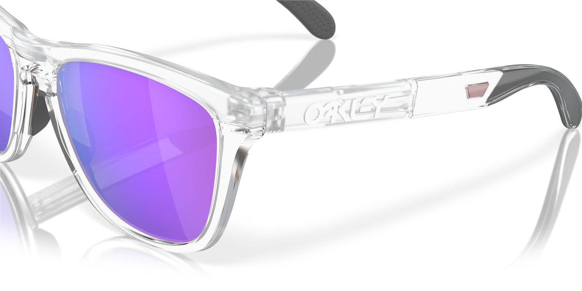 Oakley Frogskins Range 0OO9284 928412 55 Matte Clear / Prizm Violet