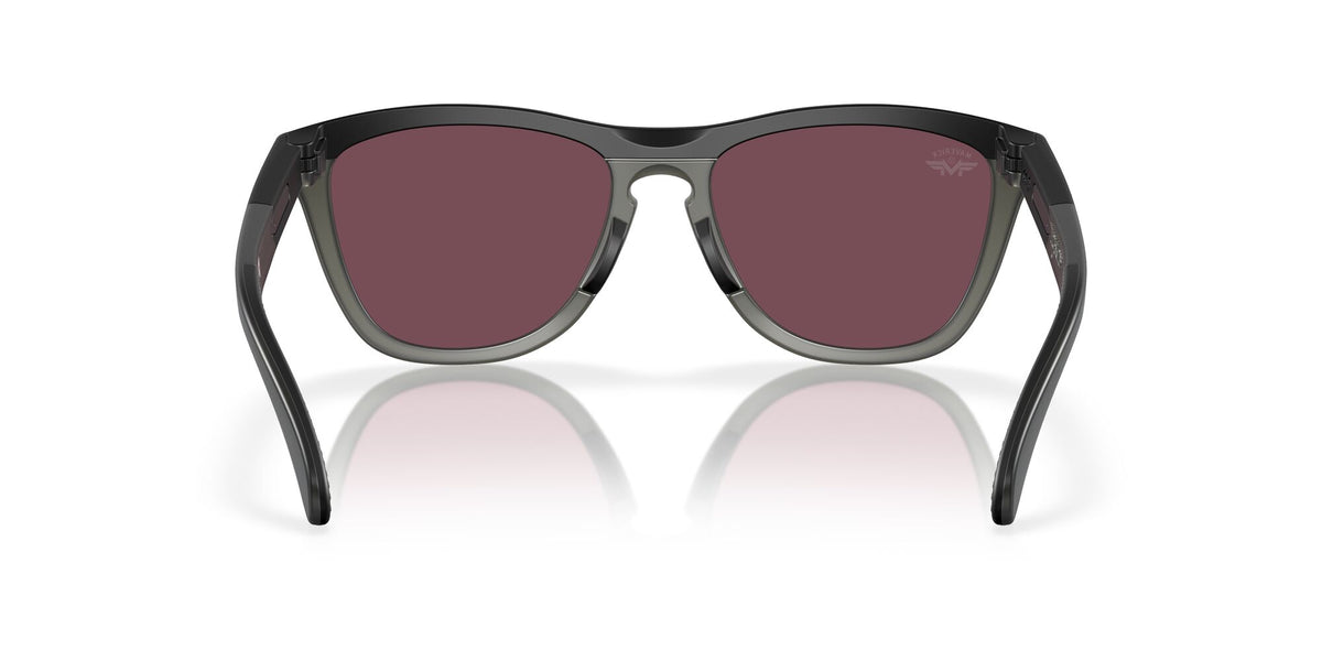 Oakley Frogskins Range 0OO9284 928413 55 Matte Black/Matte Grey Smoke / Prizm Road