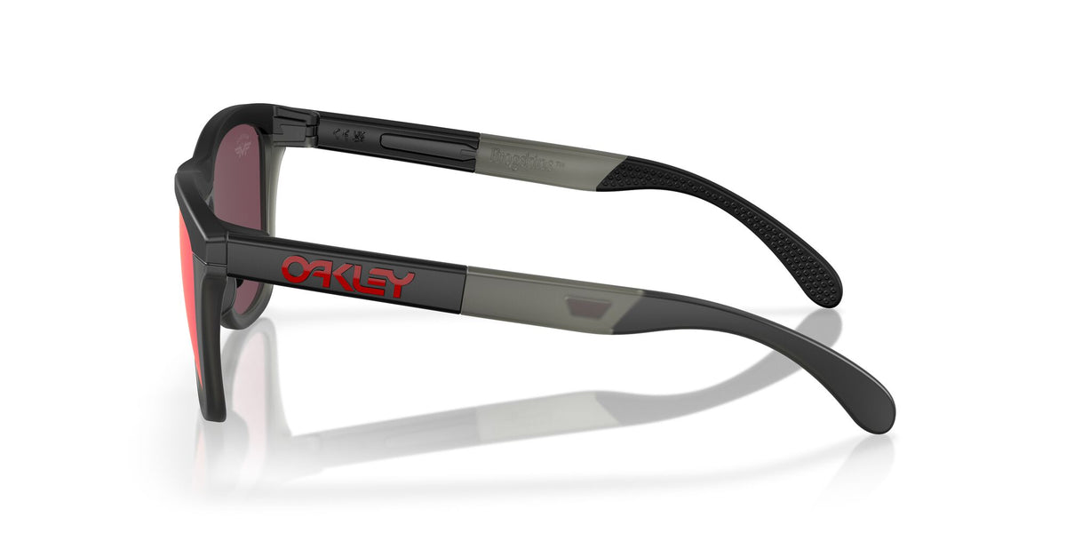 Oakley Frogskins Range 0OO9284 928413 55 Matte Black/Matte Grey Smoke / Prizm Road