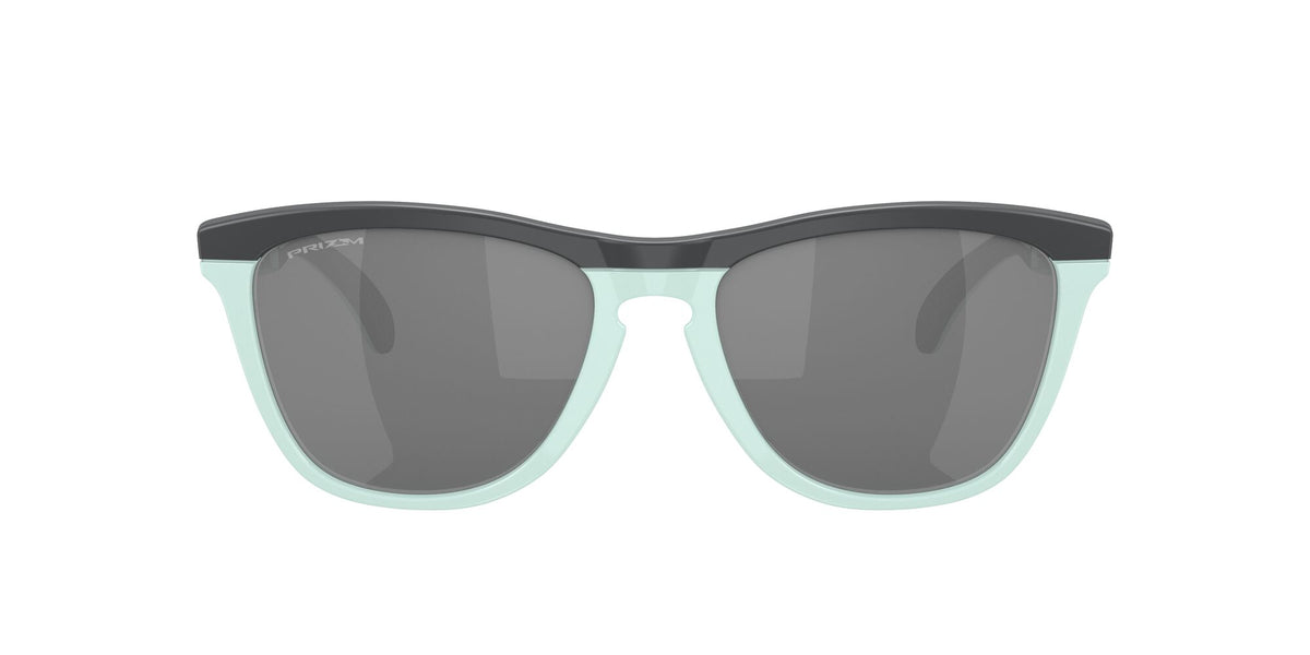 Oakley Frogskins Range A 0OO9284A 928403 55 Matte Carbon/Blue Milkshake / Prizm Black 55 / Polycarbonate / O_matter / Molded