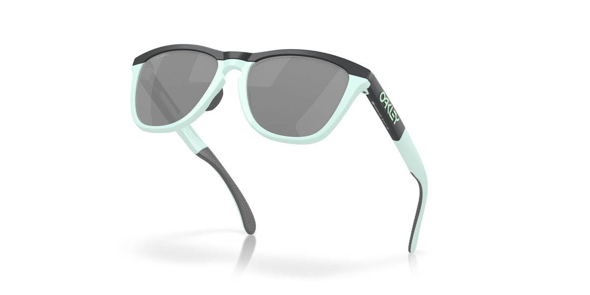 Oakley Frogskins Range A 0OO9284A 928403 55 Matte Carbon/Blue Milkshake / Prizm Black 55 / Polycarbonate / O_matter / Molded