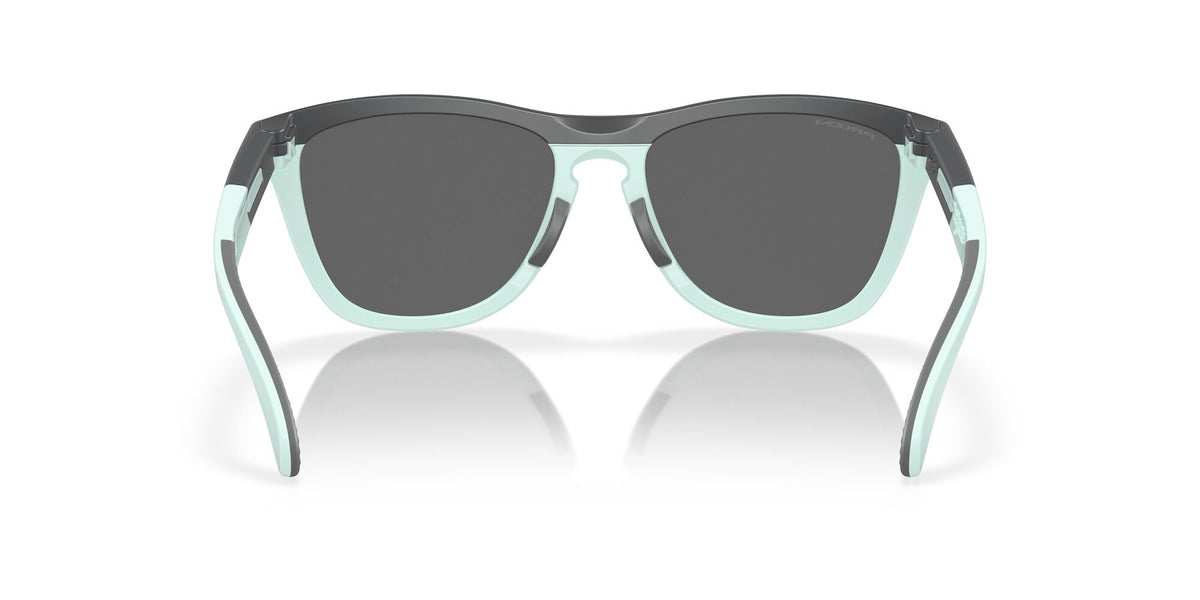 Oakley Frogskins Range A 0OO9284A 928403 55 Matte Carbon/Blue Milkshake / Prizm Black 55 / Polycarbonate / O_matter / Molded