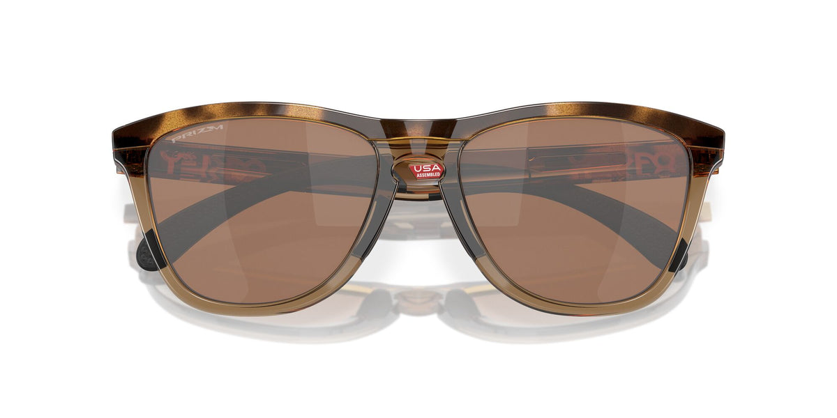 Oakley Frogskins Range A 0OO9284A 928407 55 Brown Tortoise/Brown Smoke / Prizm Tungsten 55 / Polycarbonate / O_matter / Molded