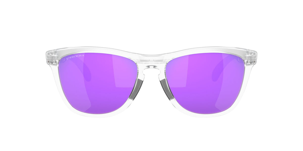 Oakley Frogskins Range A 0OO9284A 928411 55 Matte Clear / Prizm Violet