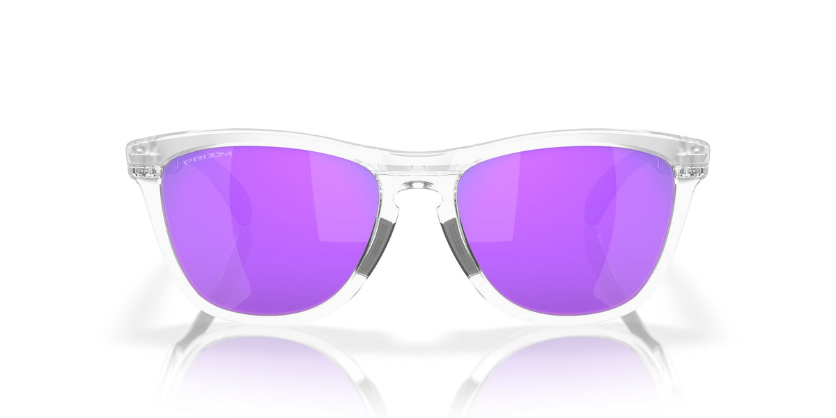 Oakley Frogskins Range A 0OO9284A 928411 55 Matte Clear / Prizm Violet