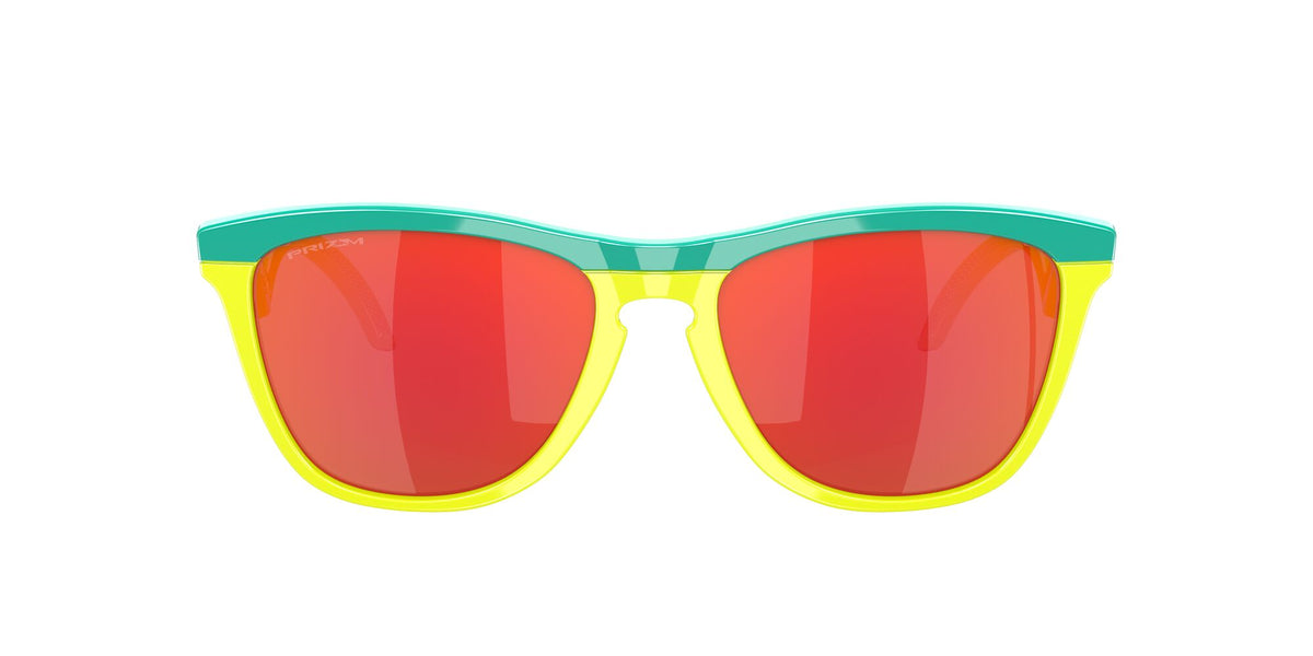 Oakley Frogskins Hybrid 0OO9289 928902 55 Celeste/Tennis Ball Yellow / Prizm Ruby