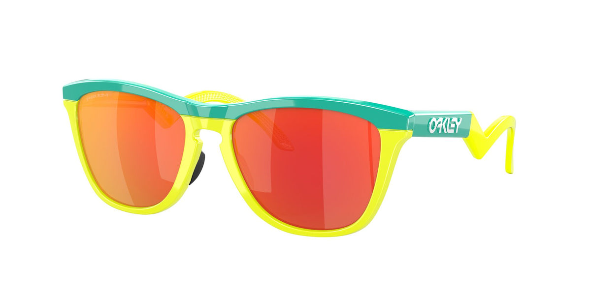 Oakley Frogskins Hybrid 0OO9289 928902 55 Celeste/Tennis Ball Yellow / Prizm Ruby