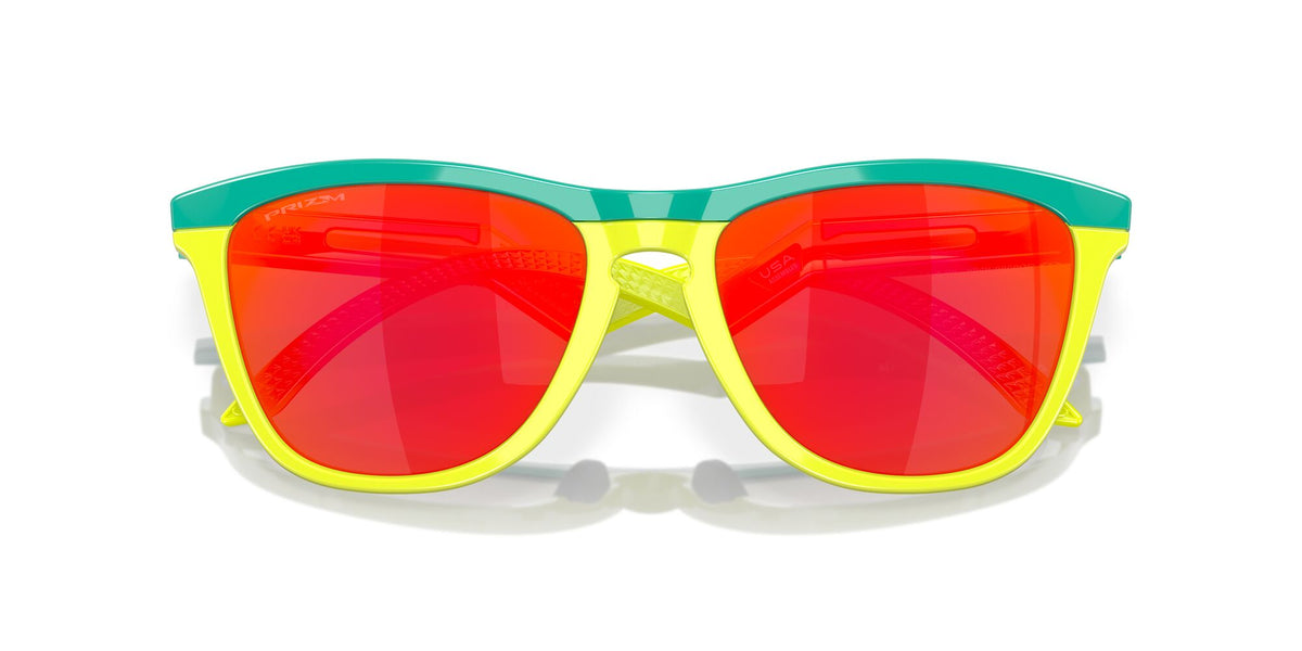 Oakley Frogskins Hybrid 0OO9289 928902 55 Celeste/Tennis Ball Yellow / Prizm Ruby