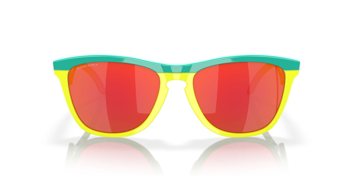 Oakley Frogskins Hybrid 0OO9289 928902 55 Celeste/Tennis Ball Yellow / Prizm Ruby