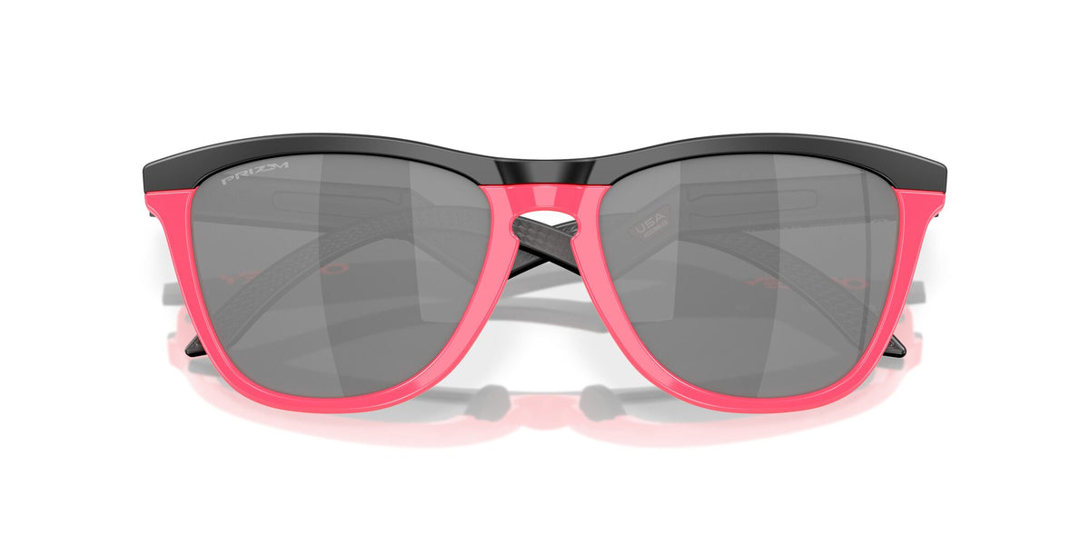 Oakley Frogskins Hybrid 0OO9289 928904 55 Matte Black/Neon Pink / Prizm Black