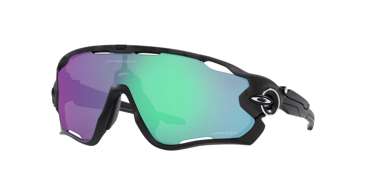 Oakley Jawbreaker 0OO9290 929079 31 Matte Black Camo / Prizm Road Jade 31 / Polycarbonate / O_matter / Molded