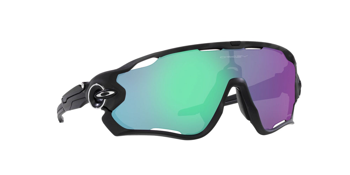 Oakley Jawbreaker 0OO9290 929079 31 Matte Black Camo / Prizm Road Jade 31 / Polycarbonate / O_matter / Molded