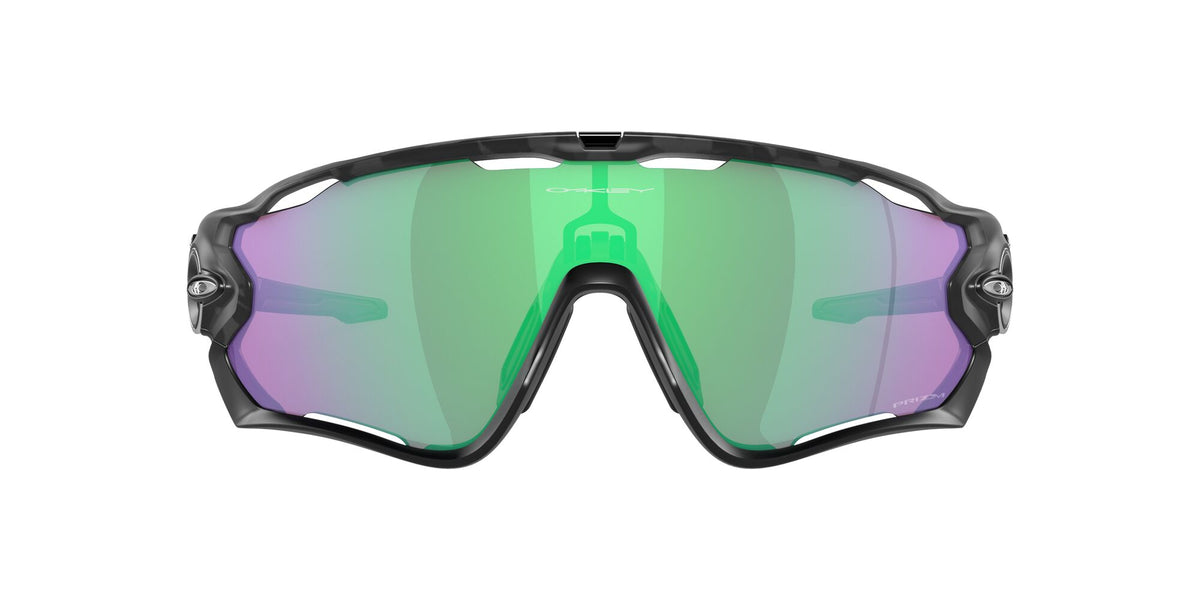 Oakley Jawbreaker 0OO9290 929079 31 Matte Black Camo / Prizm Road Jade 31 / Polycarbonate / O_matter / Molded