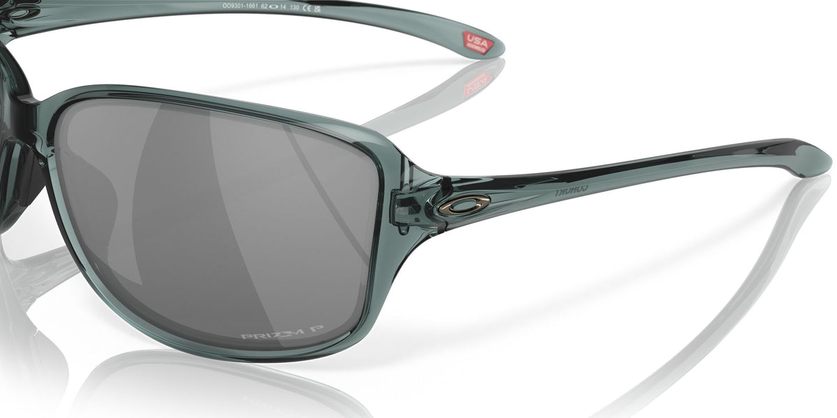 Oakley Cohort 0OO9301 930116 61 Crystal Black / Prizm Black Polarized 61 / Polycarbonate / O_matter / Molded