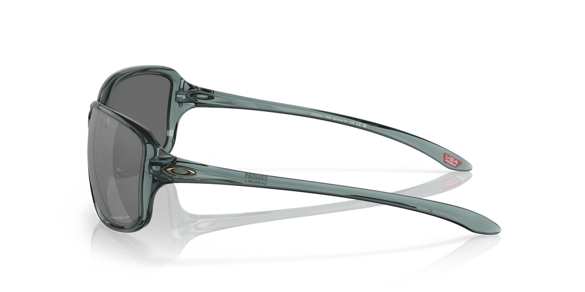 Oakley Cohort 0OO9301 930116 61 Crystal Black / Prizm Black Polarized 61 / Polycarbonate / O_matter / Molded