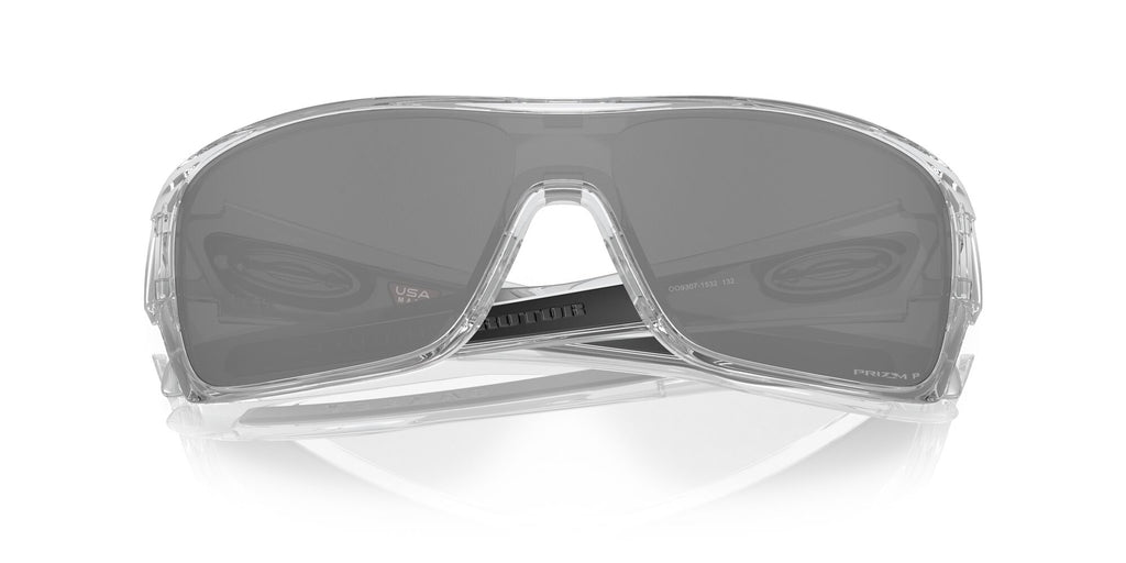 Oakley Turbine Rotor 0OO9307 930716 32 Polished Clear / Prizm Black Polarized 32 / Plastic / Plastic