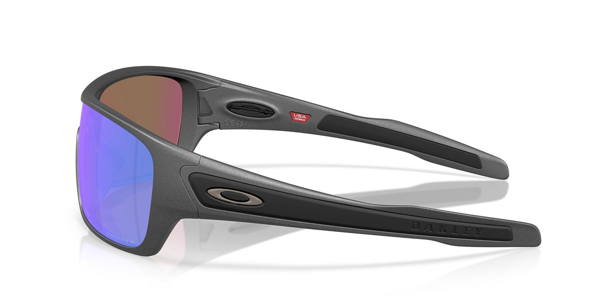 Oakley Turbine Rotor 0OO9307 930731 32 Matte Steel/ Prizm Violet Polarized