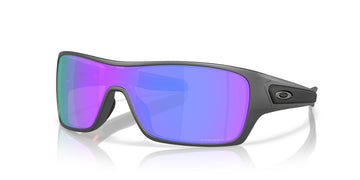 Oakley Turbine Rotor 0OO9307 930731 32 Matte Steel/ Prizm Violet Polarized