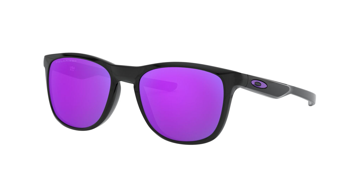 Oakley Trillbe X 0OO9340 934003 52 Polished Black Ink / Violet Iridium Polarized
