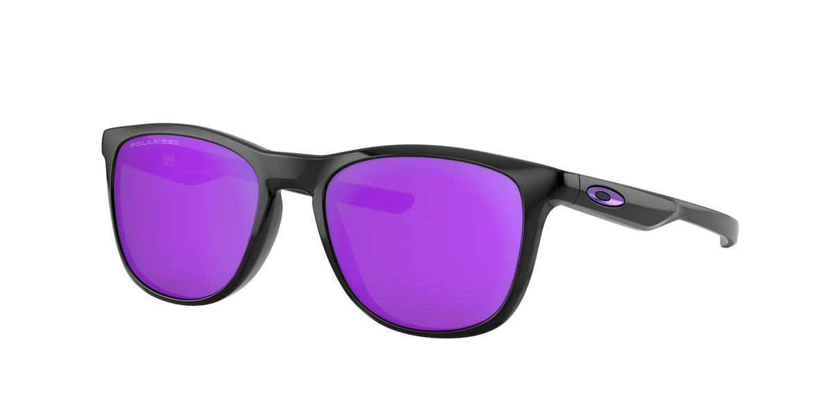 Oakley Trillbe X 0OO9340 934003 52 Polished Black Ink / Violet Iridium Polarized