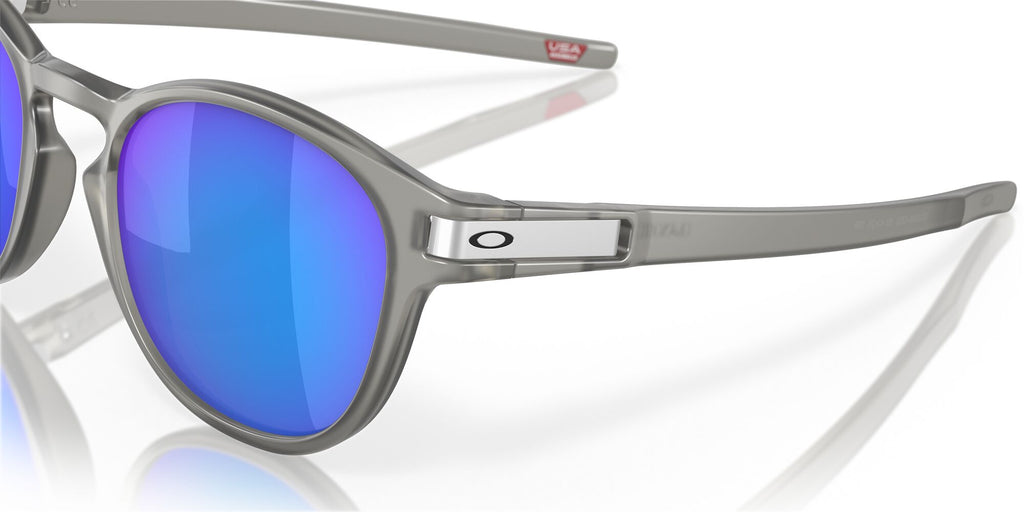 OO 9349 Oakley Latch (A) Matte Grey Ink / Prizm Sapphire Polarised 53 53 / Plastic / Plastic