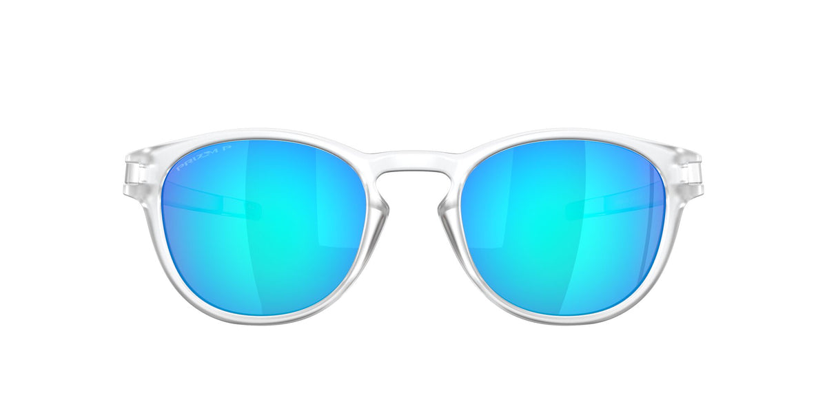 Oakley Latch (A) 0OO9349 934948 53 Matte Clear / Prizm Sapphire Polarized 53 / Polycarbonate / O_matter / Injected