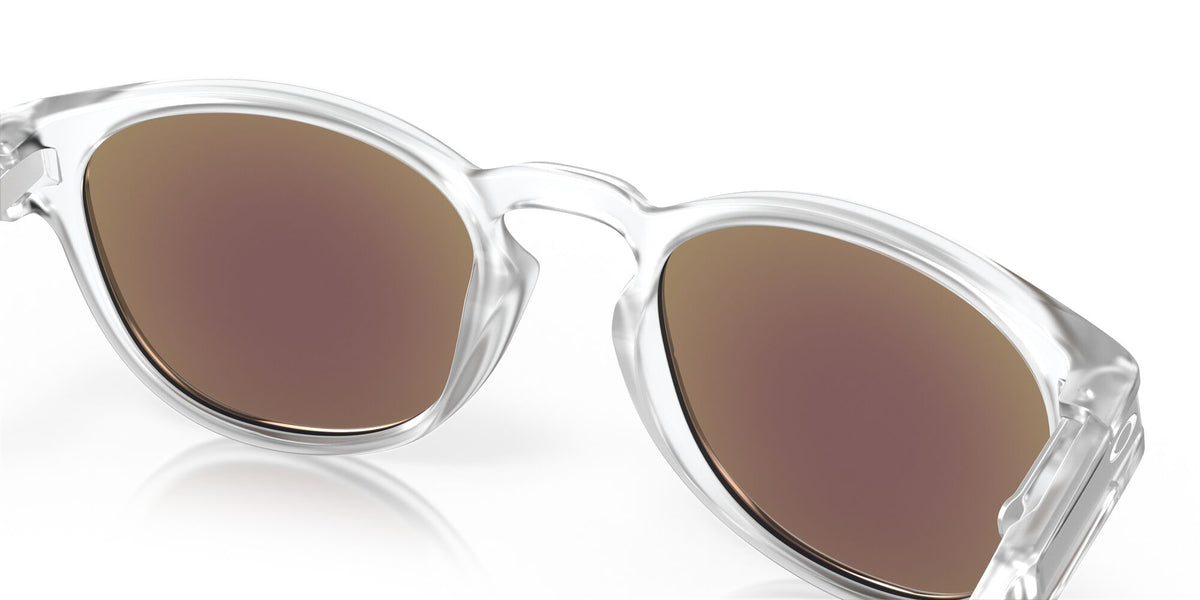 Oakley Latch (A) 0OO9349 934948 53 Matte Clear / Prizm Sapphire Polarized 53 / Polycarbonate / O_matter / Injected