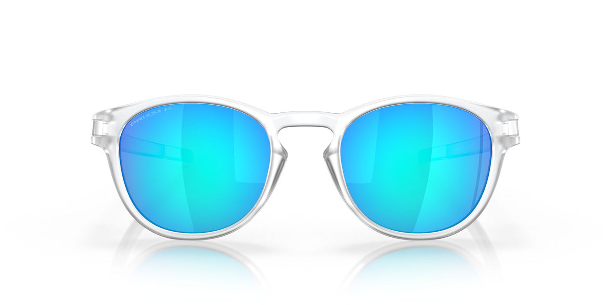 Oakley Latch (A) 0OO9349 934948 53 Matte Clear / Prizm Sapphire Polarized 53 / Polycarbonate / O_matter / Injected