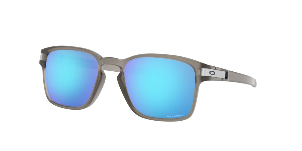 Oakley Latch Squared (A) 0OO9358 935812 55 Matte Grey Ink / Prizm Sapphire 55 / Polycarbonate / O_matter /