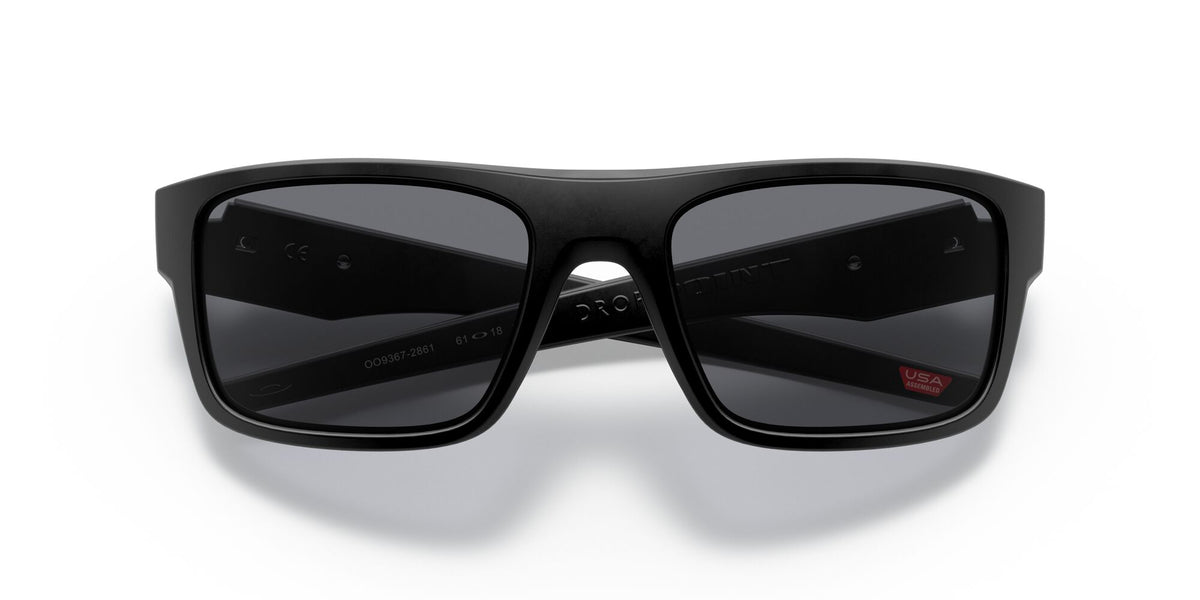Oakley Drop Point 0OO9367 936701 60 Matte Black / Grey 60 / Plastic / Plastic