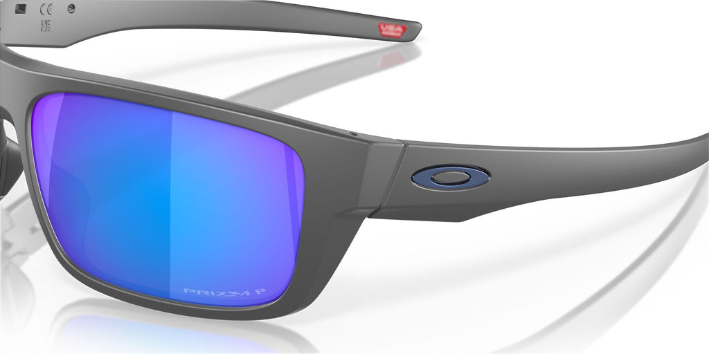 Oakley Drop Point 0OO9367 936706 60 Matte Dark Grey / Prizm Sapphire Polarized 60 / Plastic / Plastic