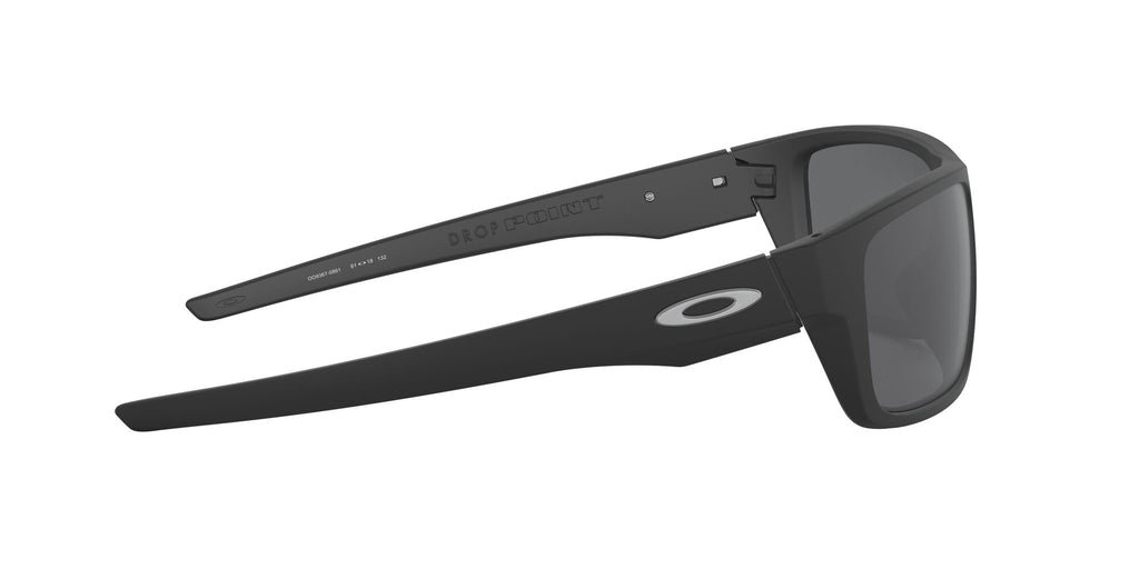 Oakley Drop Point 0OO9367 936708 60 Matte Black / Prizm Black Polarized 60 / Plastic / Plastic