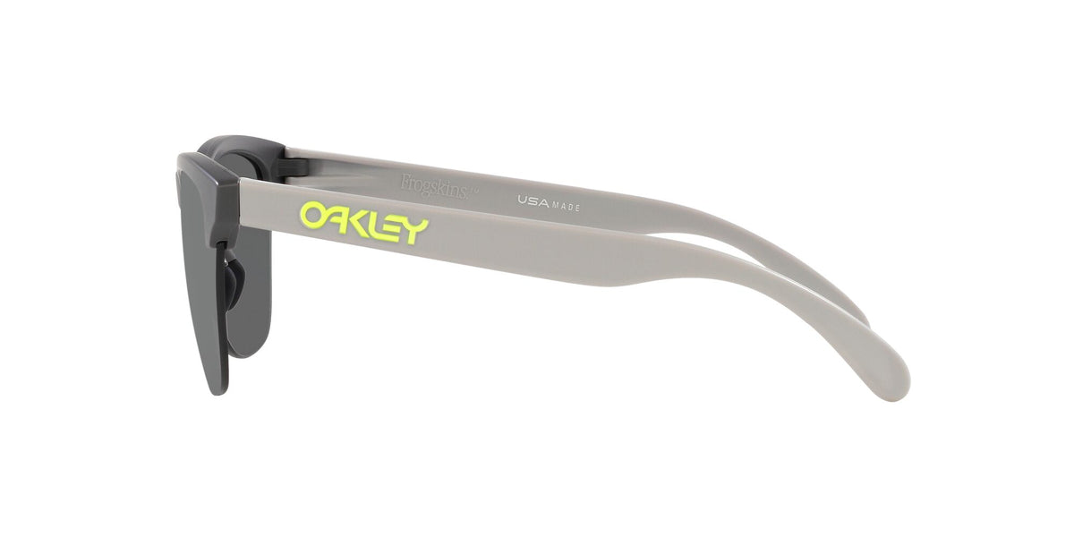Oakley Frogskins Lite 0OO9374 937451 63 Matte Dark Grey / Prizm Black 63 / Polycarbonate / O_matter / Molded