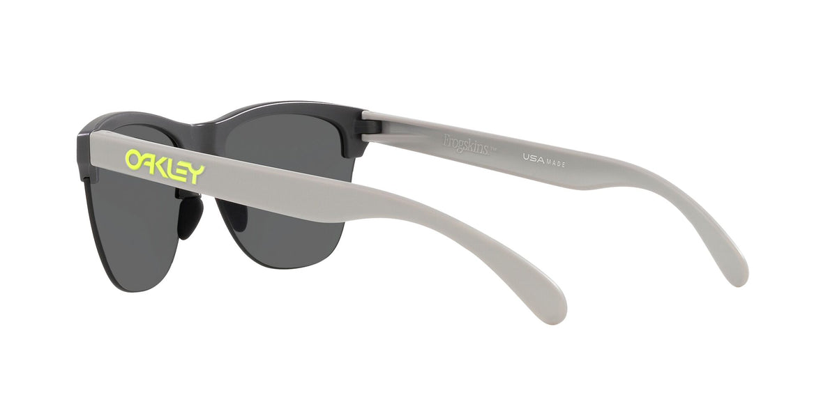 Oakley Frogskins Lite 0OO9374 937451 63 Matte Dark Grey / Prizm Black 63 / Polycarbonate / O_matter / Molded