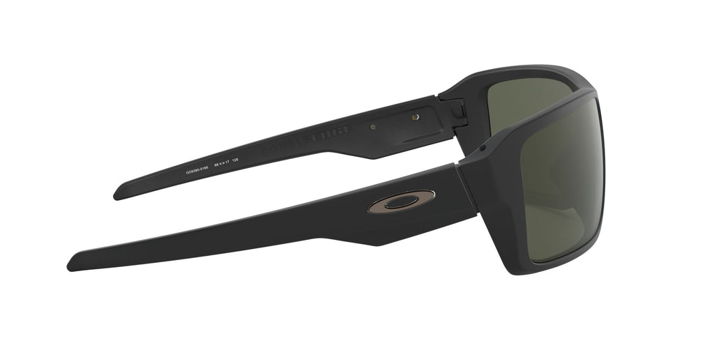 Oakley Double Edge 0OO9380 938001 66 Matte Black / Dark Grey 66 / Plastic / Plastic