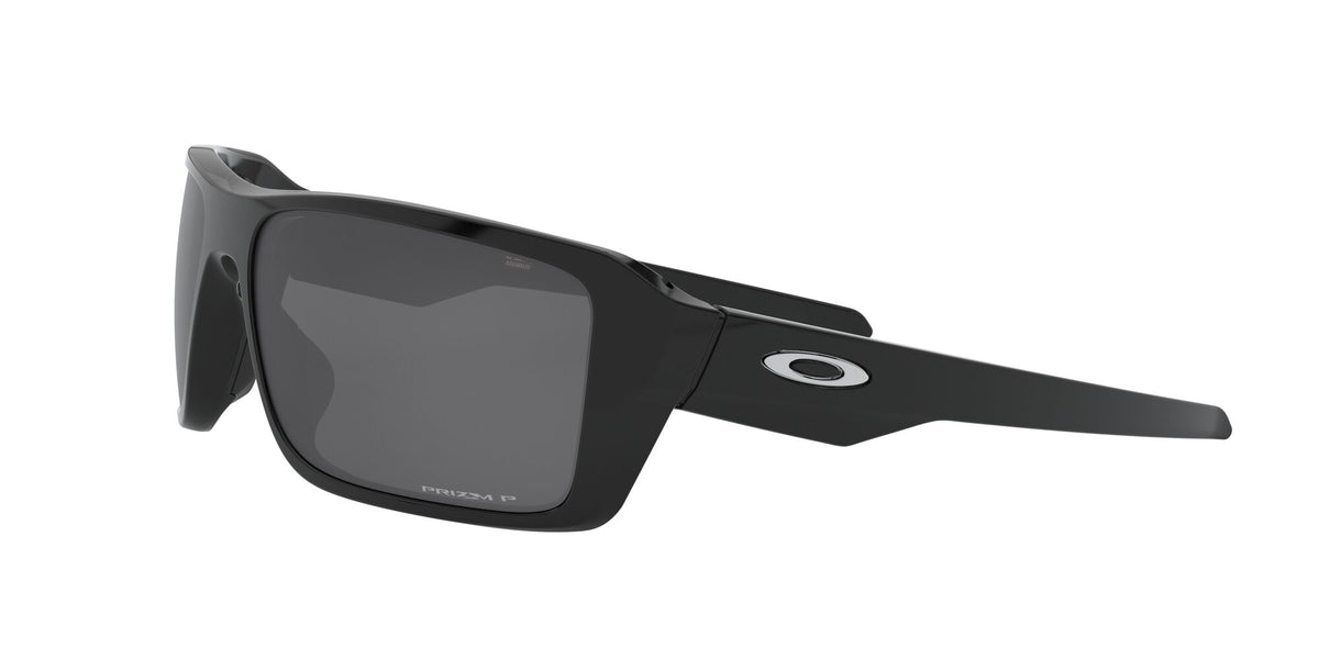Oakley Double Edge 0OO9380 938008 66 Polished Black / Prizm Black Polarized 66 / Plastic / Plastic