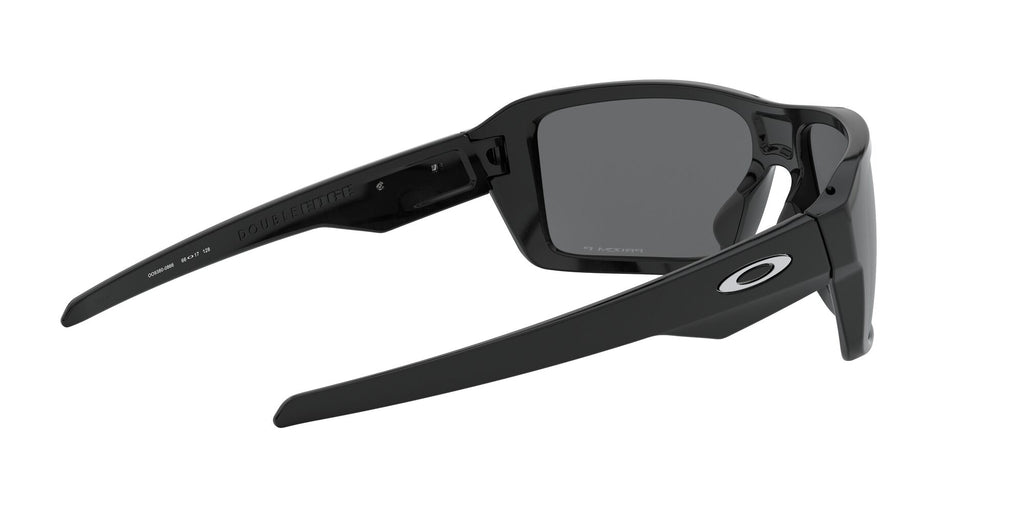 Oakley Double Edge 0OO9380 938008 66 Polished Black / Prizm Black Polarized 66 / Plastic / Plastic