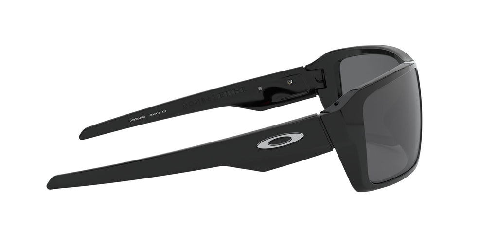 Oakley Double Edge 0OO9380 938008 66 Polished Black / Prizm Black Polarized 66 / Plastic / Plastic