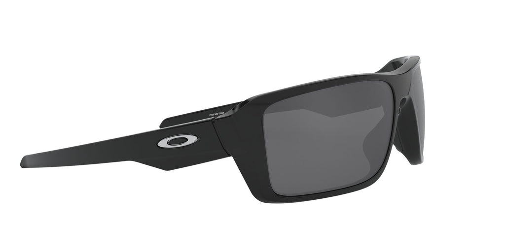 Oakley Double Edge 0OO9380 938008 66 Polished Black / Prizm Black Polarized 66 / Plastic / Plastic