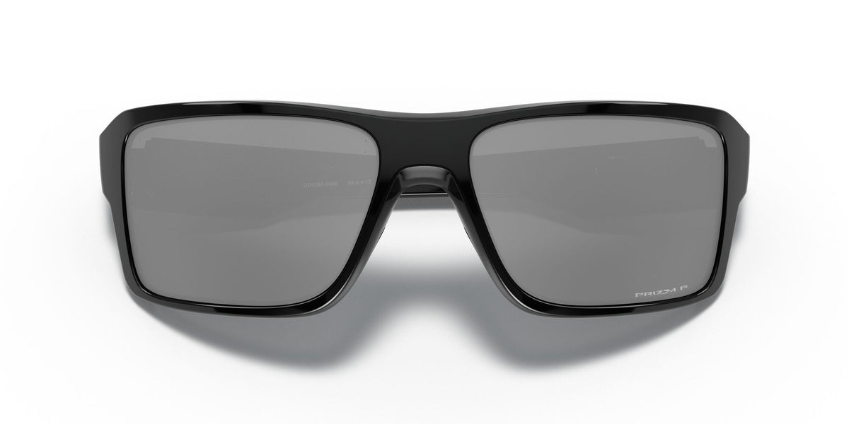 Oakley Double Edge 0OO9380 938008 66 Polished Black / Prizm Black Polarized 66 / Plastic / Plastic