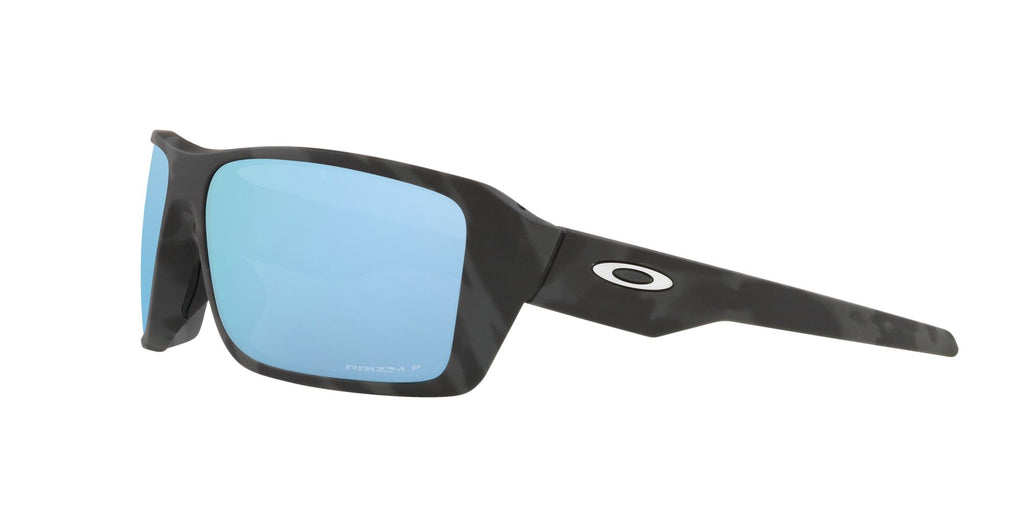 Oakley Double Edge 0OO9380 938027 66 Matte Black Camo / Prizm Deep Water Polarized 66 / Plastic / Plastic