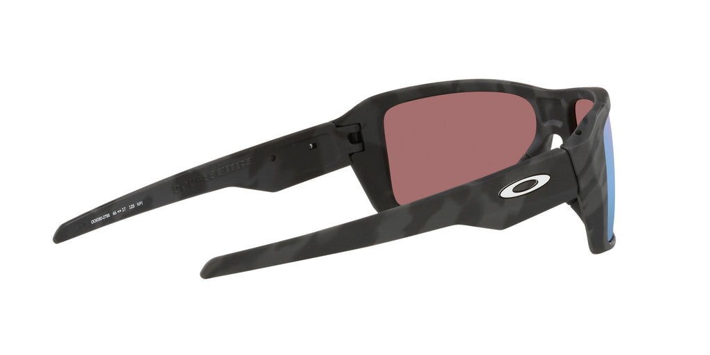 Oakley Double Edge 0OO9380 938027 66 Matte Black Camo / Prizm Deep Water Polarized 66 / Plastic / Plastic