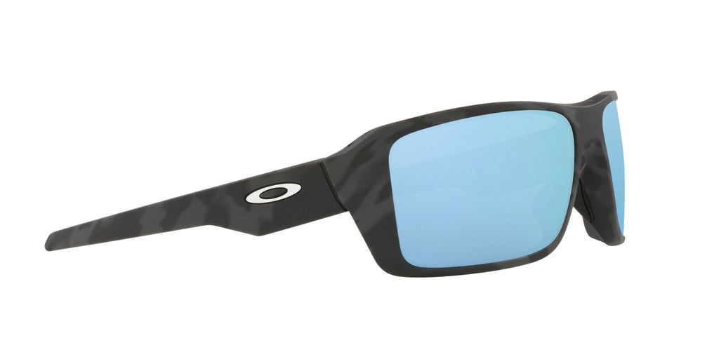 Oakley Double Edge 0OO9380 938027 66 Matte Black Camo / Prizm Deep Water Polarized 66 / Plastic / Plastic