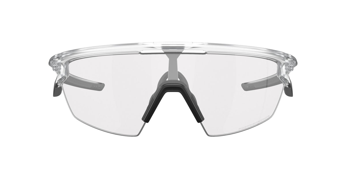 Oakley Sphaera 0OO9403 940307 36 Matte Clear / Clear to Black Iridium Photochromic